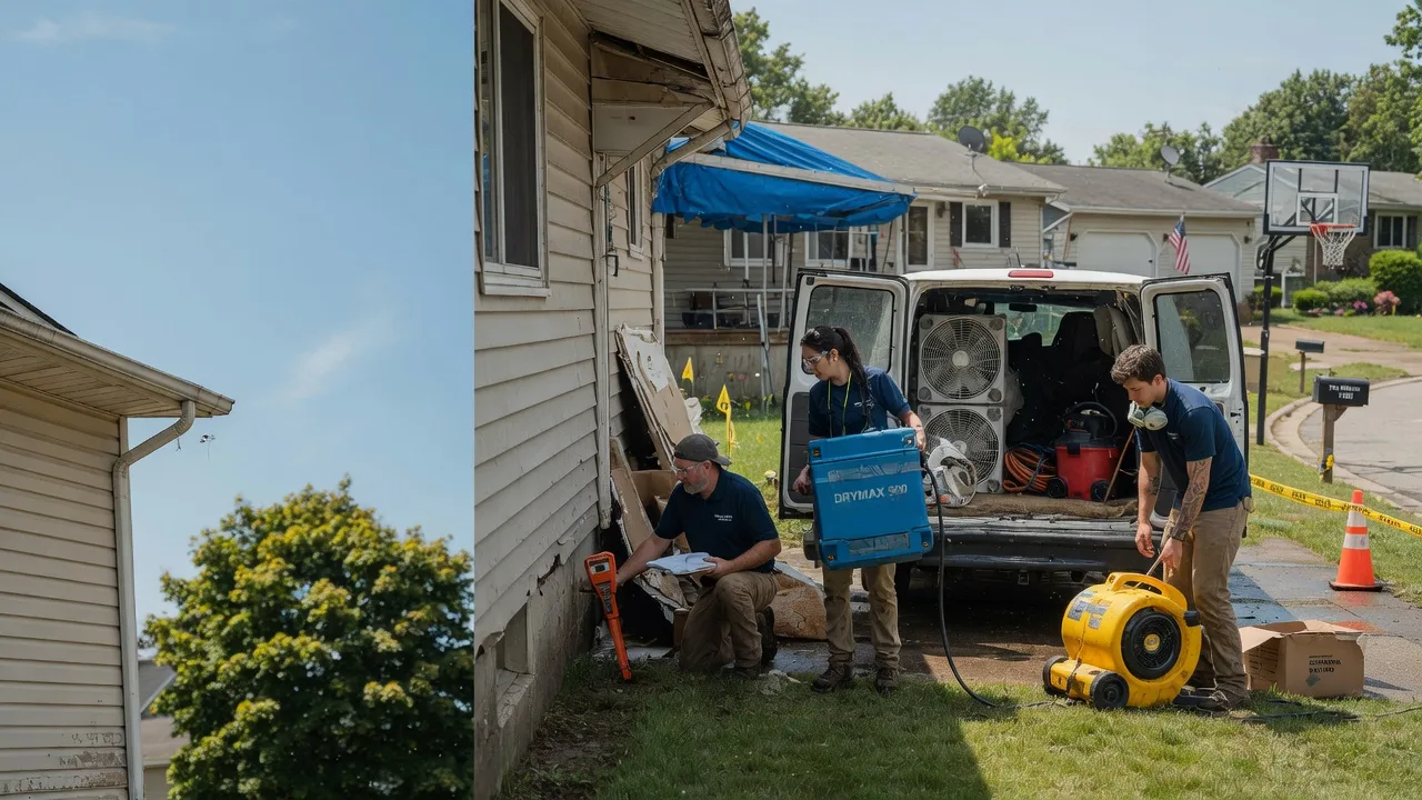 Ceiling Leak Cleanup in Sanders, KY near me
